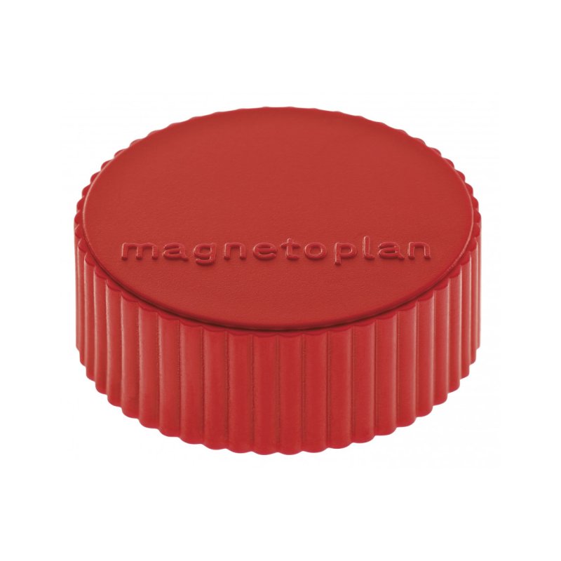magnetoplan Discofix aimant rond "magnum", rouge