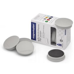 magnetoplan Discofix aimant rond "standard", blanc