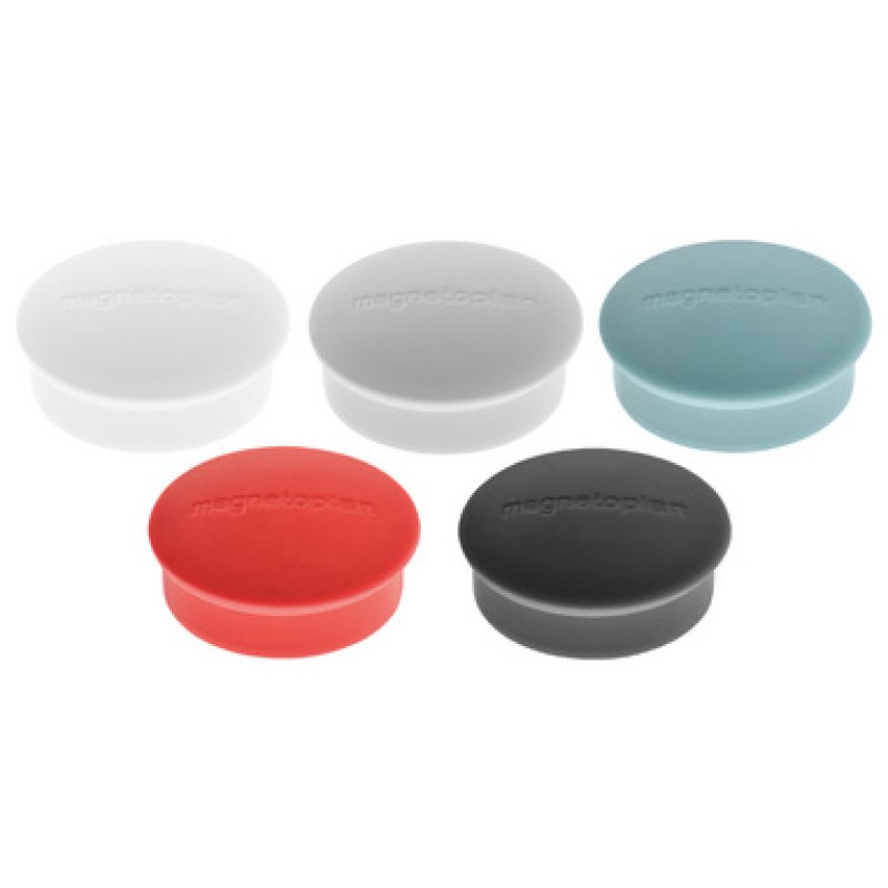 magnetoplan Discofix aimant rond "mini", gris