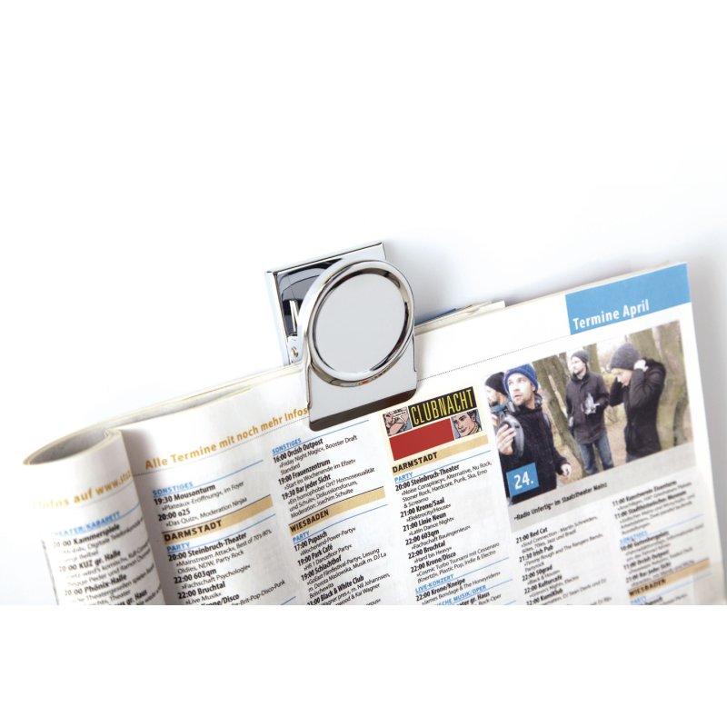 magnetoplan clip magnétique, 35 mm, argent