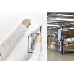 Magnetoplan 1130301 cadre magnétique A4 Gris