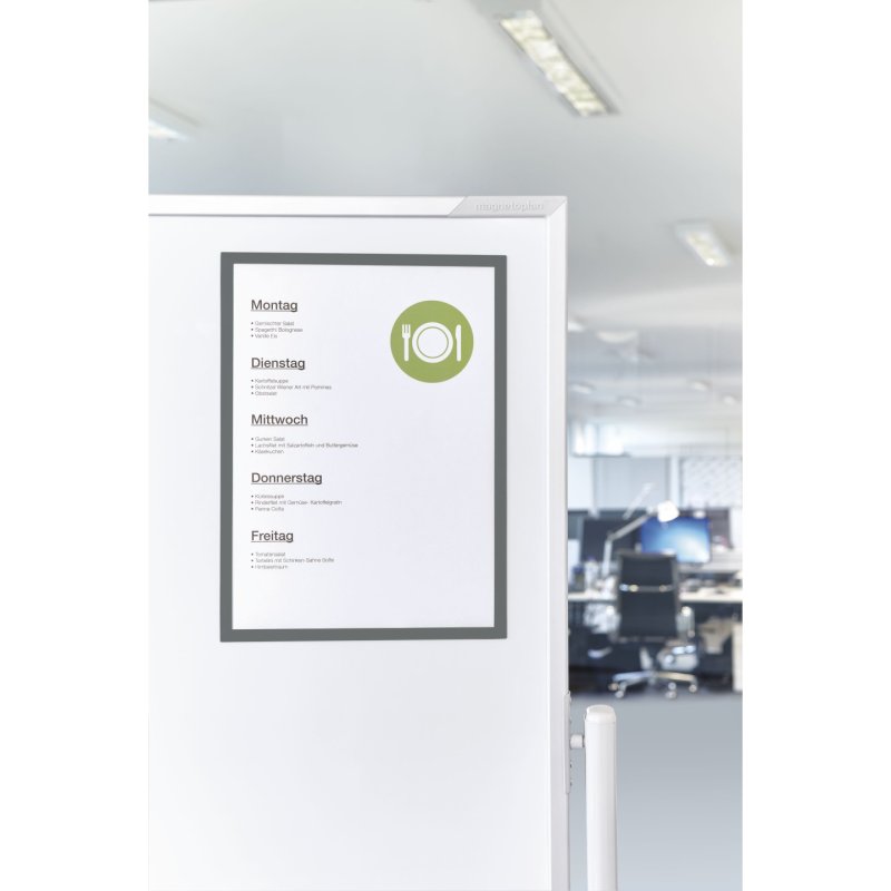 magnetoplan Cadre d'affichage magnétique magnetofix, A4