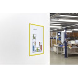 Magnetoplan 1130302 cadre magnétique A4 Jaune