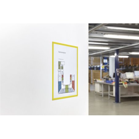 Magnetoplan 1130302 cadre magnétique A4 Jaune