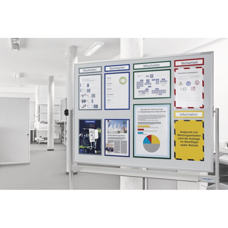 magnetoplan Cadre d'affichage magnétique magnetofix, A4