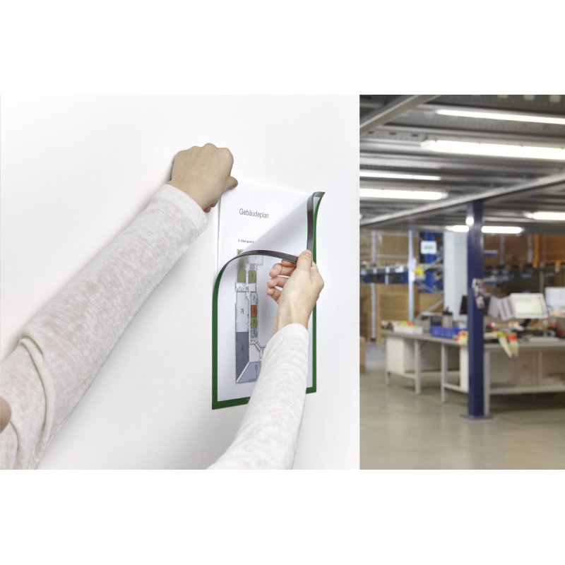 Magnetoplan 1130305 magnetic frame A4 Green