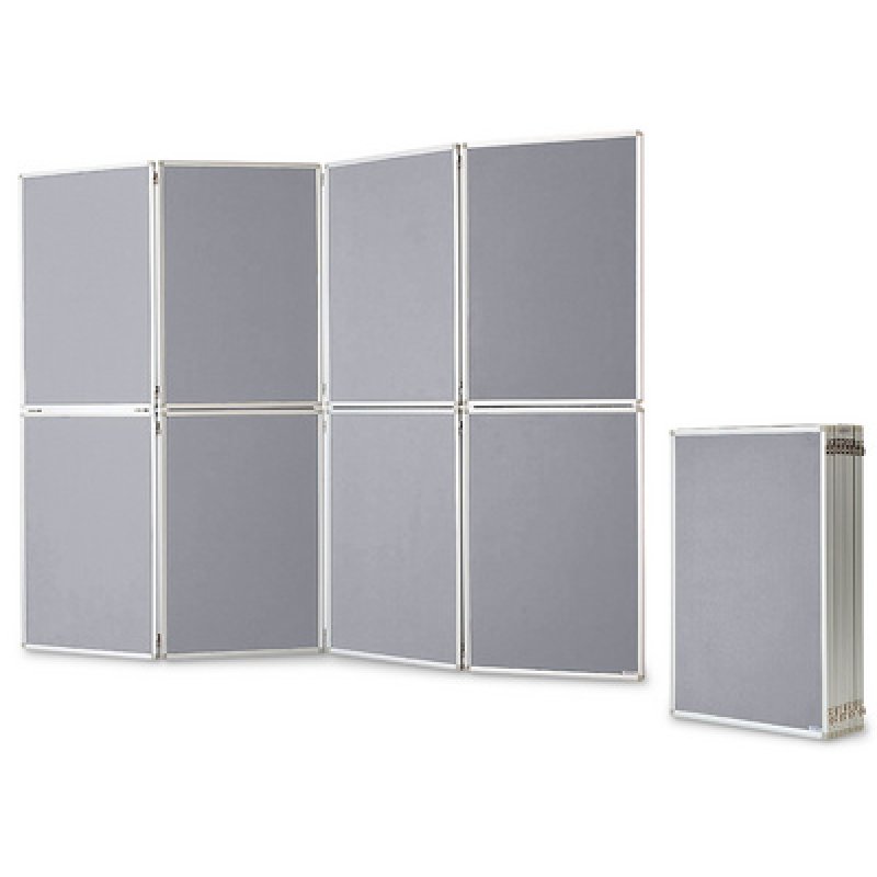 magnetoplan tableau de présentation, pliable, bleu