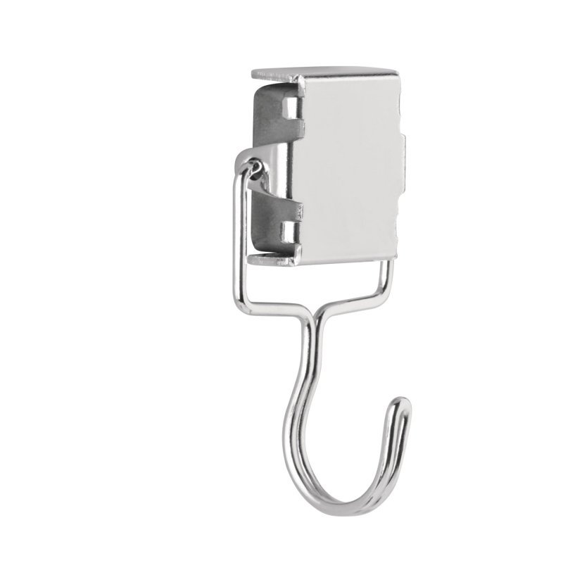 magnetoplan Crochet magnétique en métal, argenté