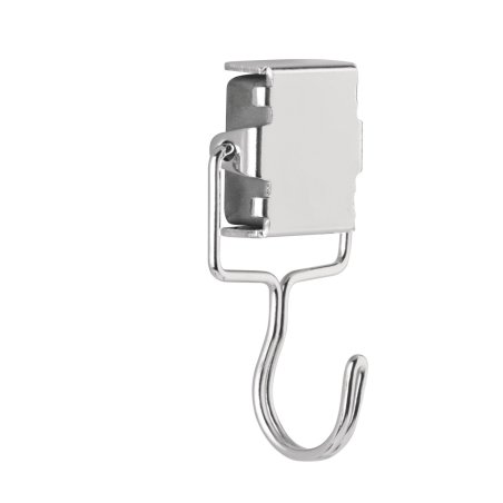 magnetoplan Crochet magnétique en métal, argenté