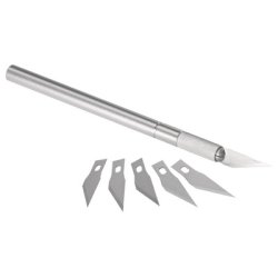 transotype Scalpel, longueur: 150 mm, 5 lames de rechange