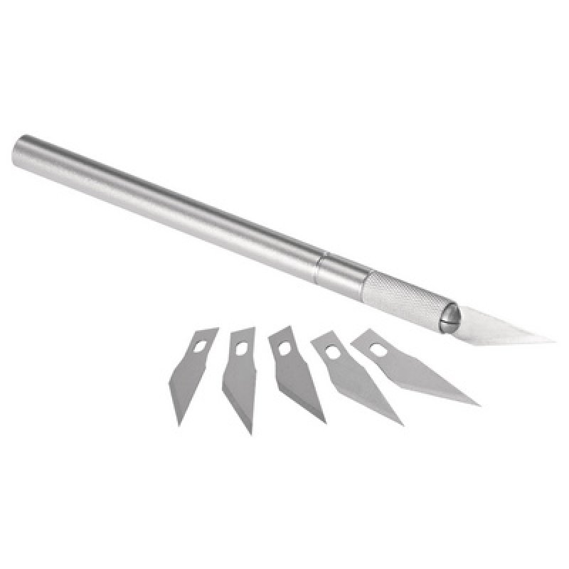 transotype Scalpel, longueur: 150 mm, 5 lames de rechange