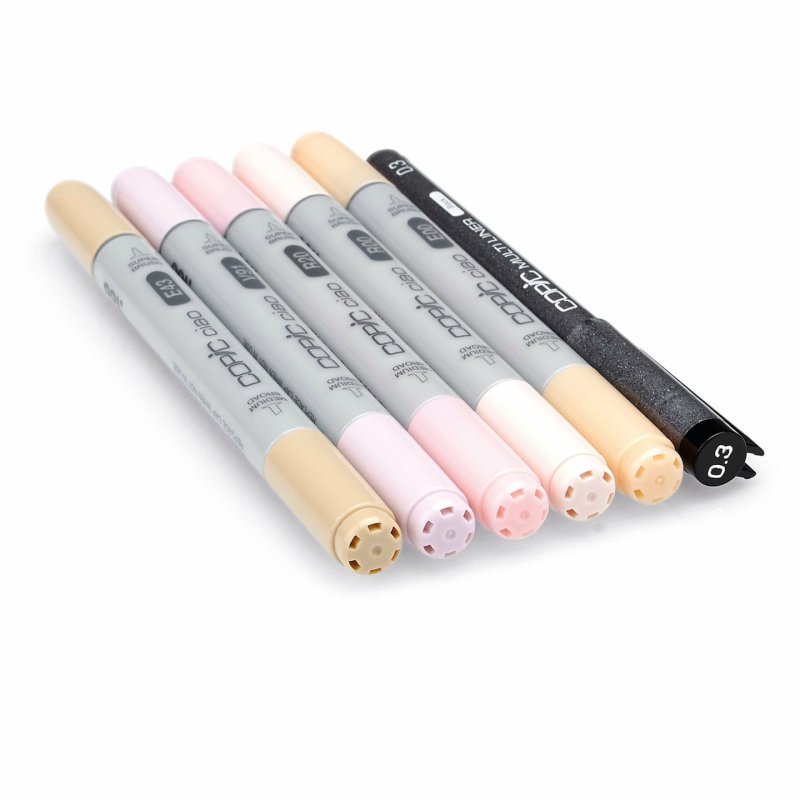 Copic Ciao "5 1" Set Portait colours 1, 6 pcs