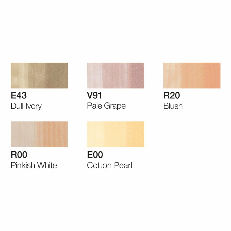 Copic Ciao "5 1" Set Portait colours 1, 6 pcs