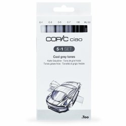 Copic Ciao "5 1" Set Cool grey tones, 6 pcs