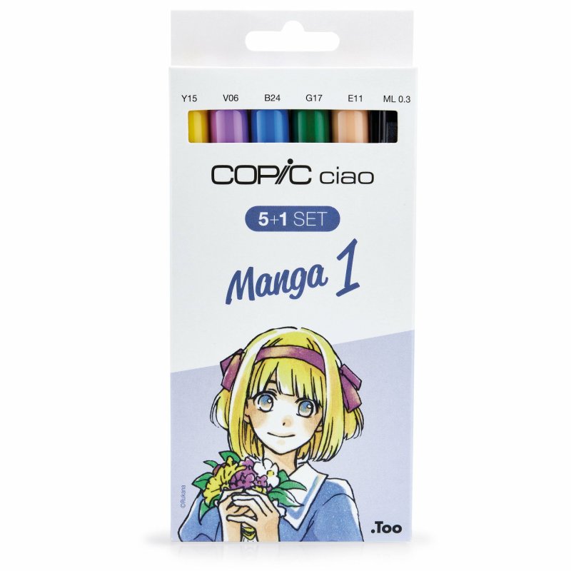 COPIC Kit de marqueurs Hobbymarker ciao 5 1, Manga 1