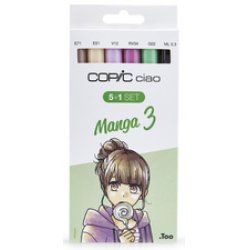 COPIC Kit de marqueurs ciao 5 1 Set, Manga 3
