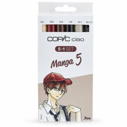 COPIC Kit de marqueurs ciao 5 1, Manga 5