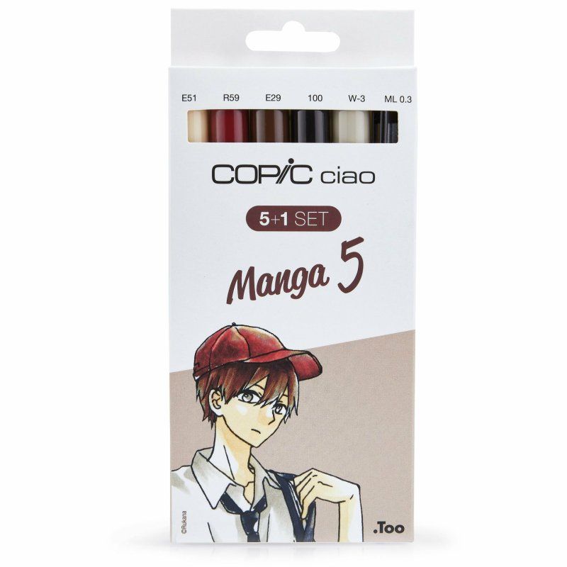 Copic Ciao "5 1" Set Manga 5, 6 pcs