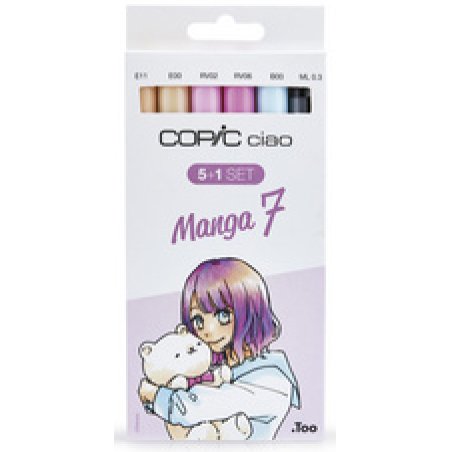 COPIC Kit de marqueurs ciao 5 1, Manga 7