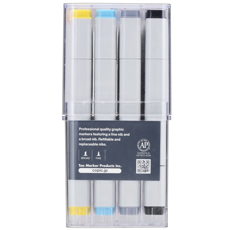 COPIC Marqueur classic, set de base de 36 pièces