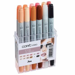 Copic Ciao Portrait Colours set, 12 pcs