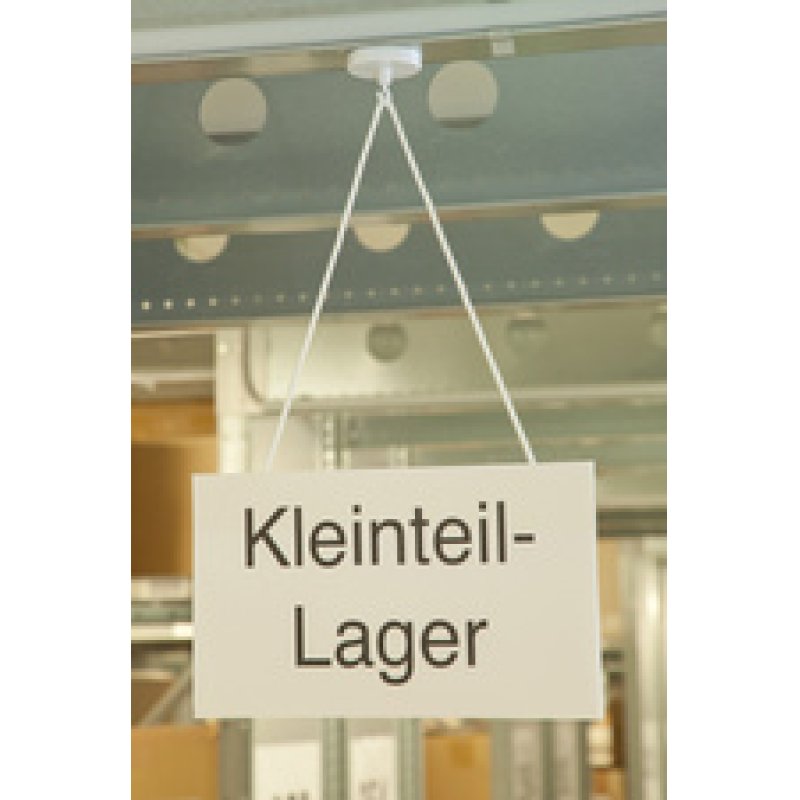 magnetoplan Aimant à crochet, blanc, diamètre: 47 mm