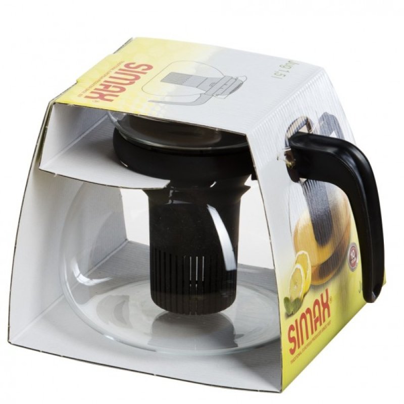 Théière Svatava avec filtre en plastique, cont 1,50L, dim 205 x 180 mm - verre borosilicate - très haute résistance 3792/S SIMAX