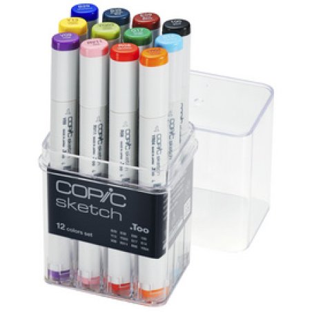 COPIC Marqueur sketch, kit de 12