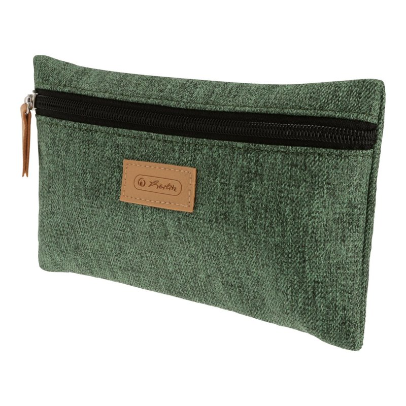 Herlitz GREENline Trousse à crayons Polyester Vert, Gris