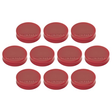 magnetoplan Aimants Ergo "moyen", rouge