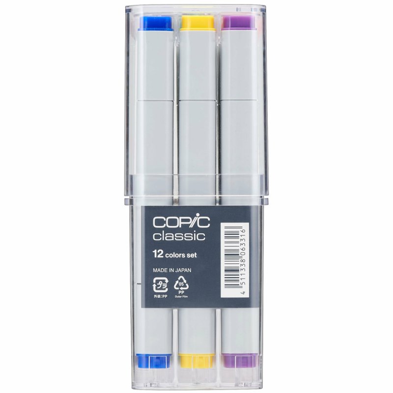 Copic Classic Basic-Set, 12 pcs