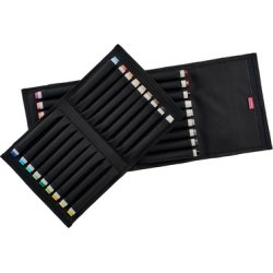 transotype Portefeuille "senseBag", pour 36 stylos, noir