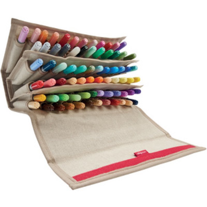 transotype Portefeuille "senseBag" pour 72 crayons, noir