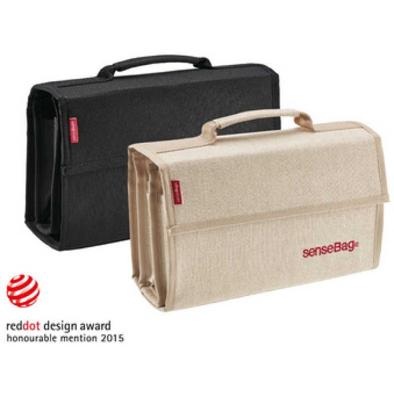 transotype Portefeuille "senseBag" pour 72 crayons, naturel