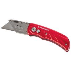 transotype Cutter PRO, boîtier en aluminium, rouge