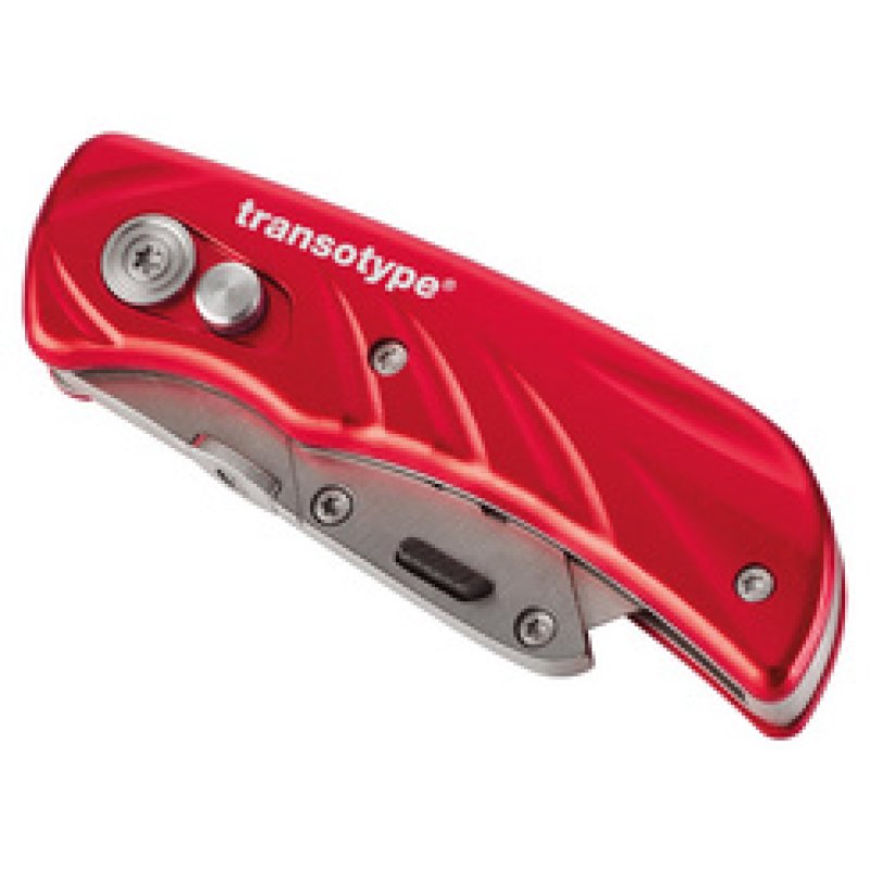 transotype Cutter PRO, boîtier en aluminium, rouge
