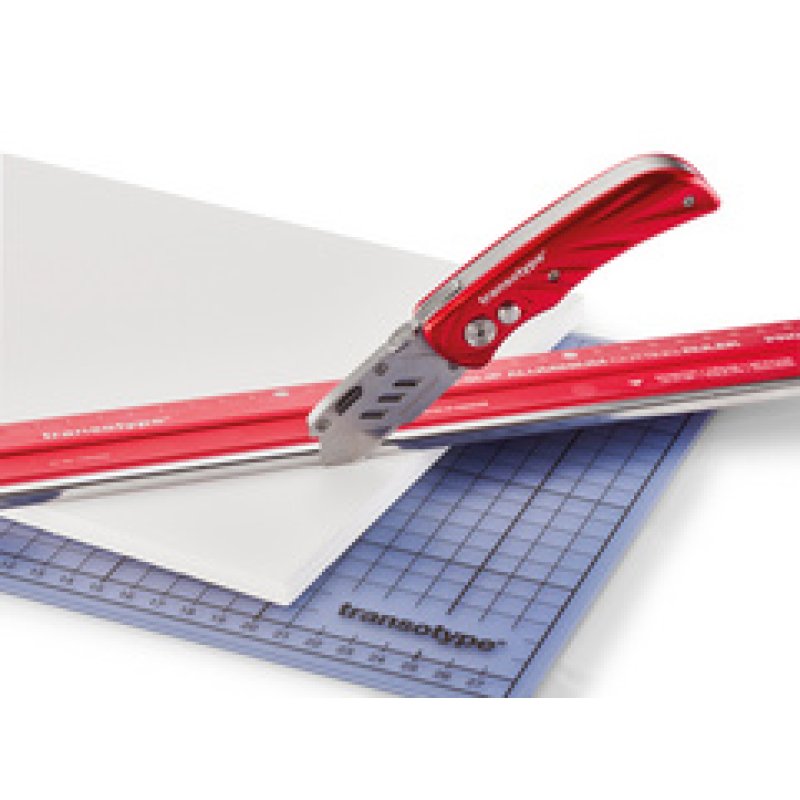 transotype Cutter PRO, boîtier en aluminium, rouge