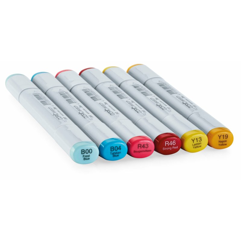 Copic Sketch Set "Perfect Primaries", 6 pcs