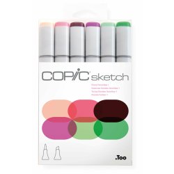 Copic Sketch Set "Floral Favorite 1", 6 pcs