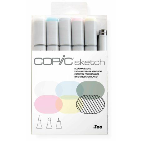Copic Sketch Set "Blending Basic", 6 pcs