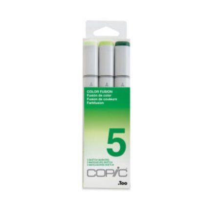 Copic Sketch marker 3 pc(s) Brush tip Green, Light Green, White