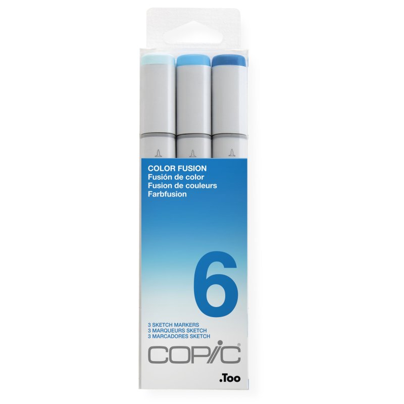 Copic Sketch Set "Color Fusion 6", 3 pcs
