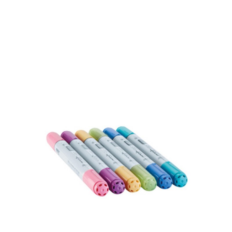 COPIC Marqueur ciao, kit de 6 "Pastels"