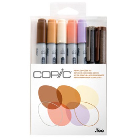 COPIC Marqueur ciao, kit de 7 "Doodle Kit Peopel"