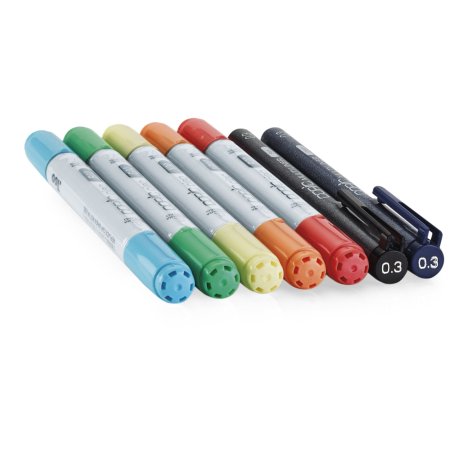 Copic Ciao "Rainbow Doodle Kit" 7 pcs