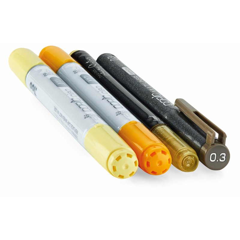 Copic Ciao "Doodle Pack Yellow", 4 pcs
