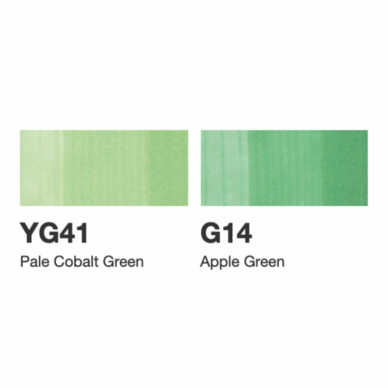 COPIC Marqueur ciao, kit de 4 "Doodle Pack Green"