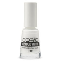 COPIC Opaque White, dans un flacon en verre avec pinceau