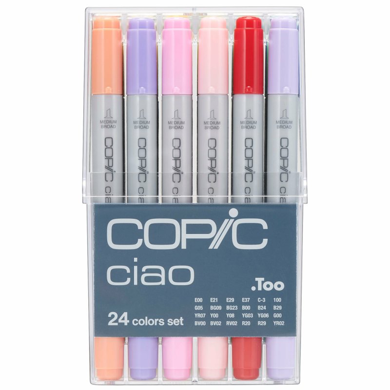 COPIC Marqueur ciao, set de 24