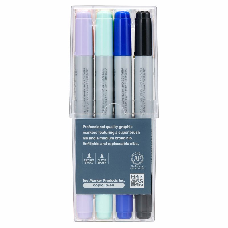 Copic Ciao 24 Set marqueur 24 pièce(s) Pointe de ciseau à bois/brosse Multicolore